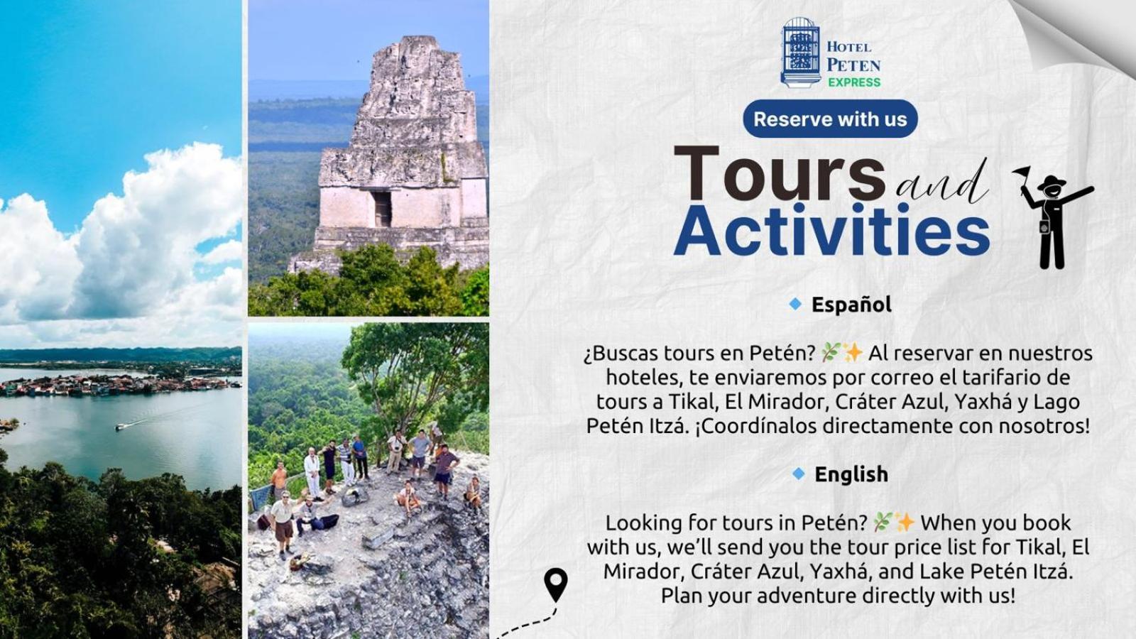 Hotel Peten Express Флорес Экстерьер фото