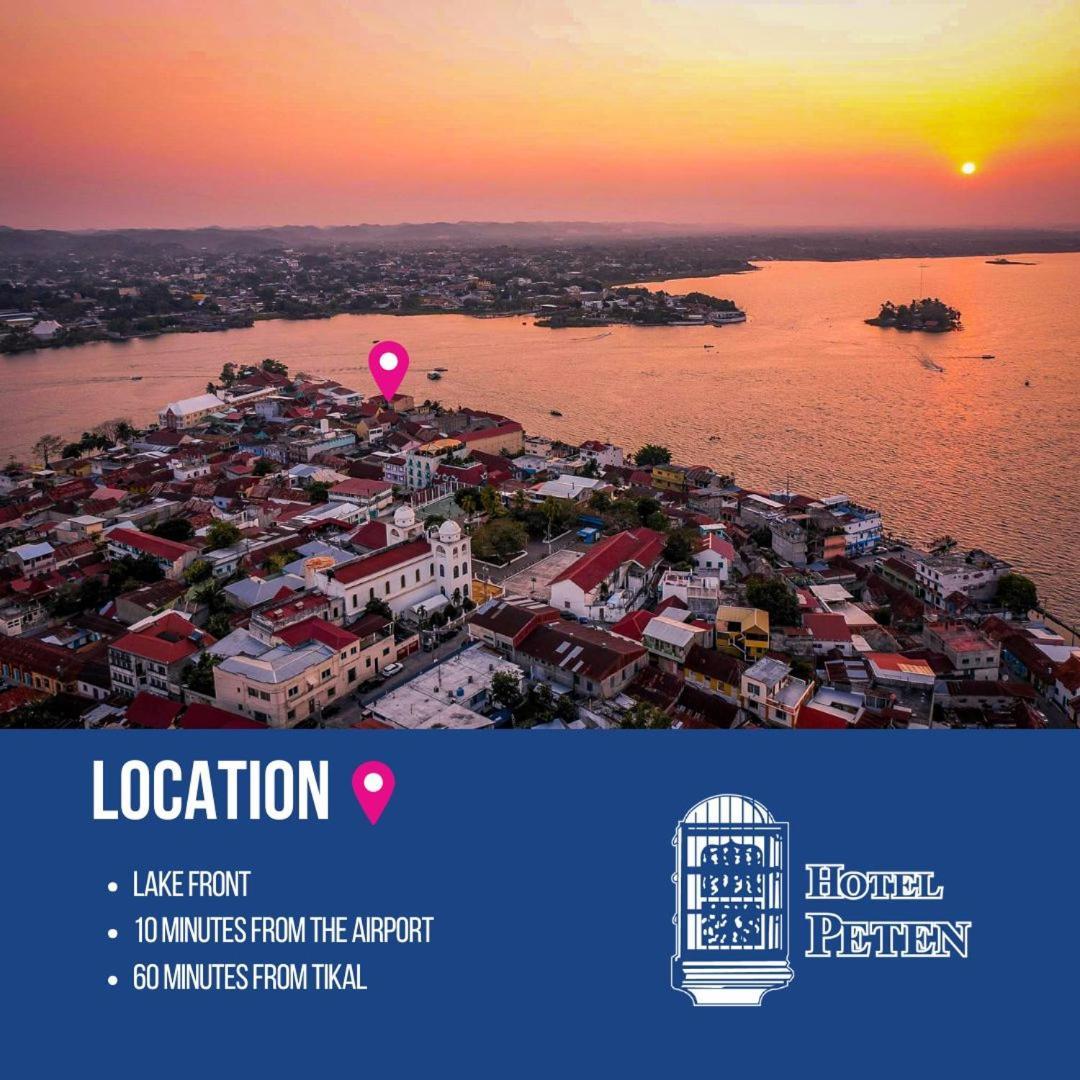 Hotel Peten Express Флорес Экстерьер фото